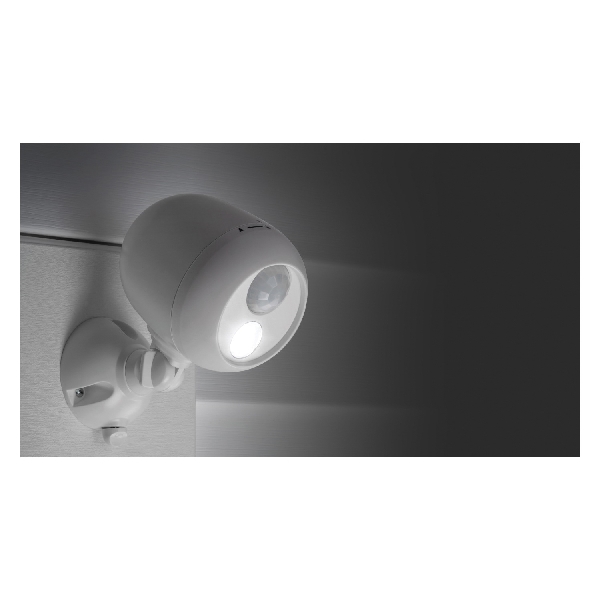 Mr Beams MB330-WHT-01-04 Mini Spot Light, White Fixture, Cool White Light, 4.33 in L x 3.43 in W x 6.5 in H Dimensions