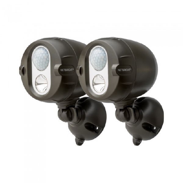 Mr Beams MBN352-BRN-02-04 Mini Spotlight, 2-Lamp, LED Lamp, 200 Lumens, 5000 K Color Temp, Plastic Fixture - 2