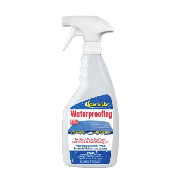 081922P Waterproofing Spray, Liquid, Amber/Clear, 22 oz, Bottle