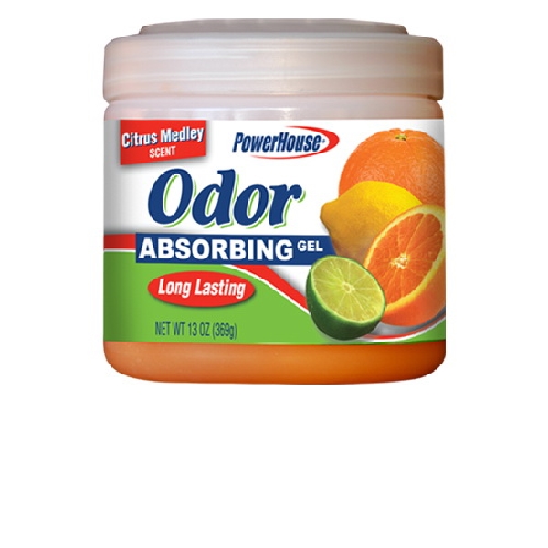 92565-6 Odor Eliminator Gel, 13 oz, Citrus Fresh