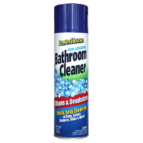 91092-8C Bathroom Cleaner, 13 oz Can, Liquid, Light Blue