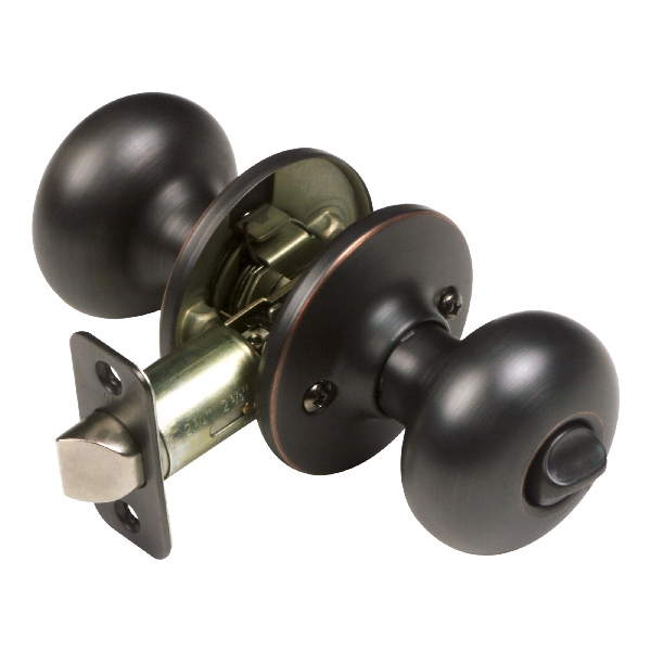 Pro Series 753459 Replacement Knob, 2-1/4 in Dia Knob, Brass, Oil-Rubbed Bronze