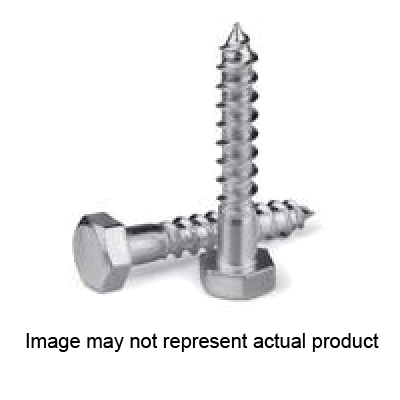 GLB1205 Lag Bolt, 1/2 in Thread, 5 in OAL, Galvanized