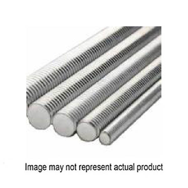 SATR1210T304 Threaded Rod, 1/2 in Thread, 10 ft L, Stainless Steel