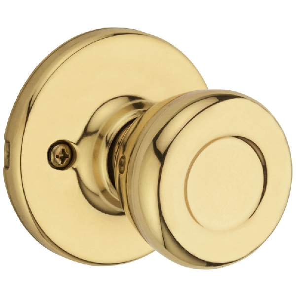 488T 3 CP Dummy Knob, Tylo Design, Brass, Residential, 1-3/4 to 1-3/8 in Thick Door, Zinc, 2-5/8 in Rose/Base
