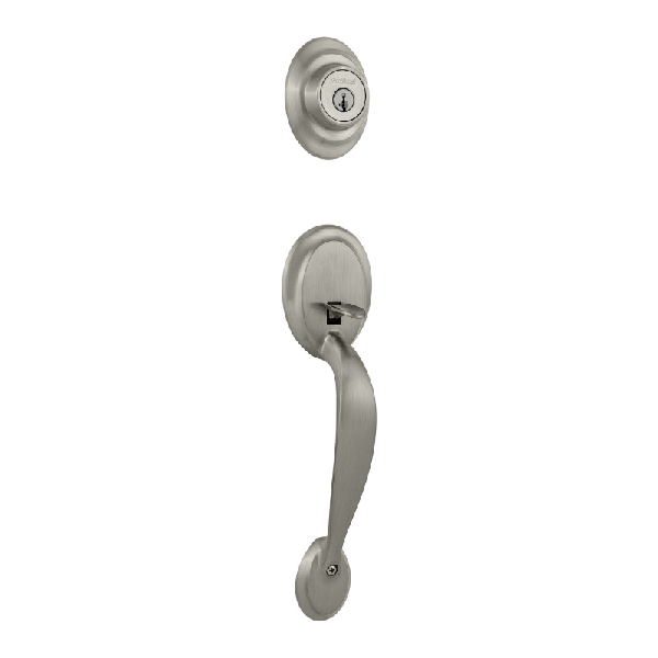 687 DAXP15SMTCP Combination Lockset, Dakota Design, Satin Nickel, Knob Interior Handle, 3 Grade, Metal