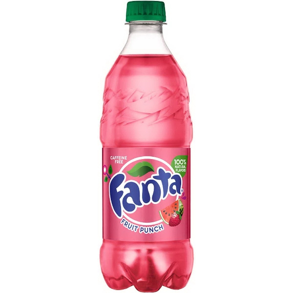 FFP20 Soda, Fruit Punch Flavor, 20 fl-oz Bottle