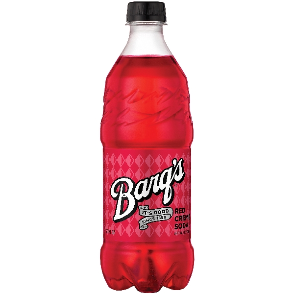 BRCS Red Creme Soda, 20 fl-oz Bottle