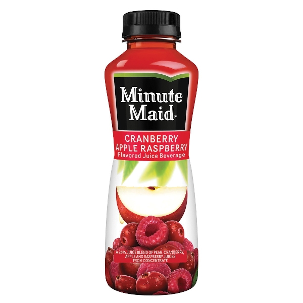 MMCAR Fruit Drink, Apple, Cranberry, Raspberry Flavor, 12 fl-oz Bottle