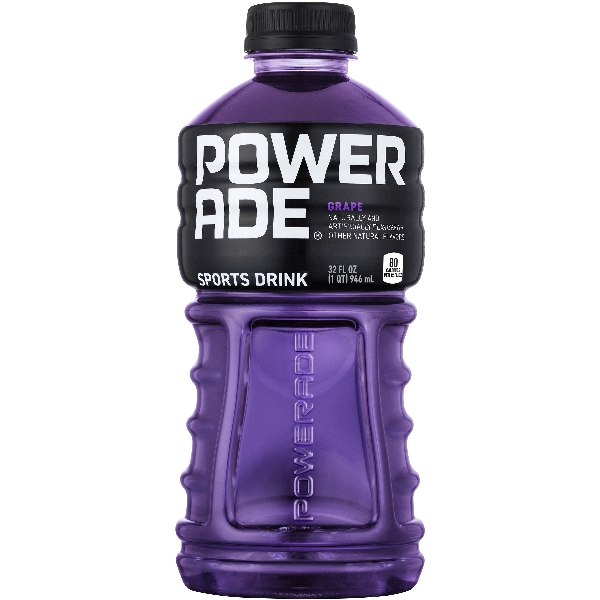 Powerade 45239 Sports Drink, Grape Flavor, 32 fl-oz Bottle