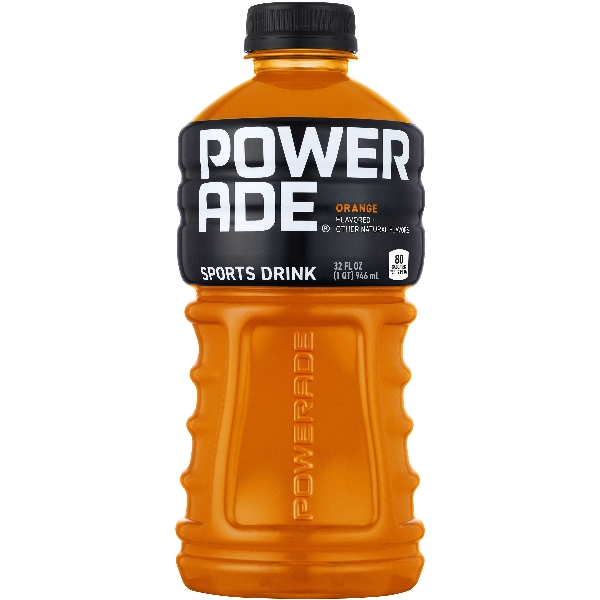 Powerade 8689 Sports Drink, Orange Flavor, 32 fl-oz