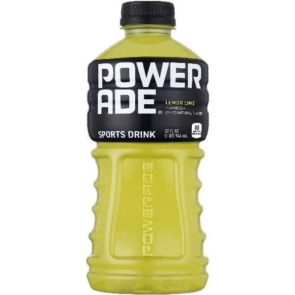 Powerade PLL32 Sports Drink, Lemon Lime Flavor, 32 fl-oz
