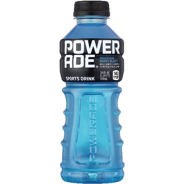 Powerade 4035 Sports Drink, Mountain Berry Blast Flavor, 20 fl-oz Bottle