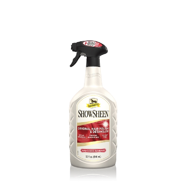 Absorbine 428940 Hair Polish and Detangler, Liquid, White, Fresh Scent, 32 oz Bottle