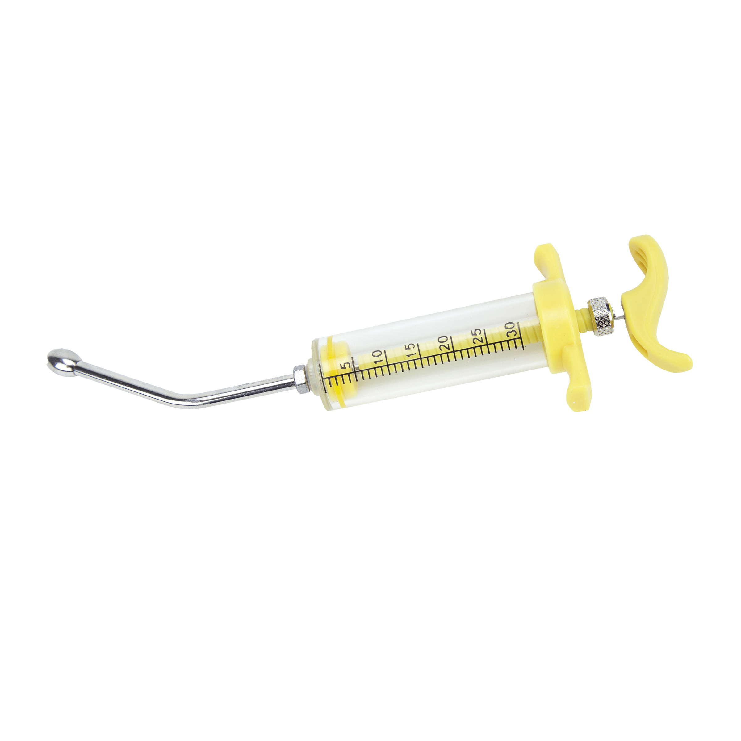 9813 Syringe, 30 cc, Nylon, Yellow