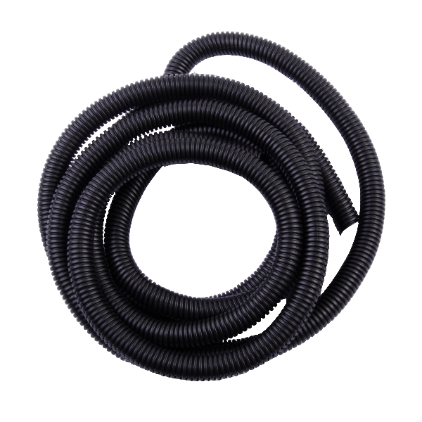 FLX-3810 Split Tubing, 3/8 in Dia, 10 ft L, Polyolefin, Black