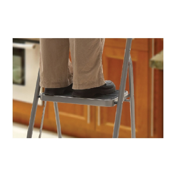 Tricam HB2-TV Step Stool, 38-1/4 in H, 2-Step, 200 lb, 10-1/4 in D Step, Steel - 4