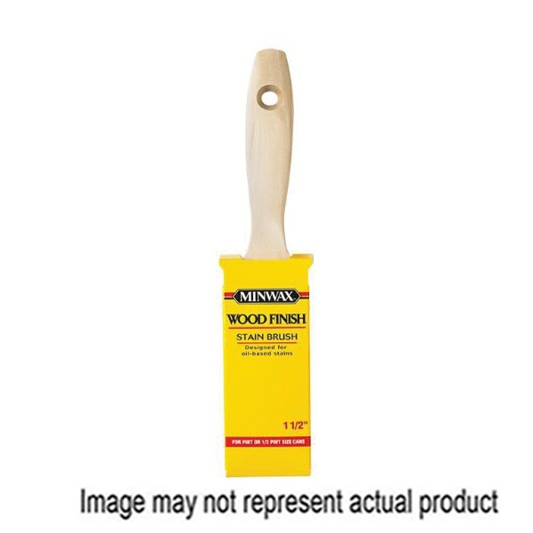 Minwax 42728 Stain Brush, 1-1/2 in W, Smooth Handle