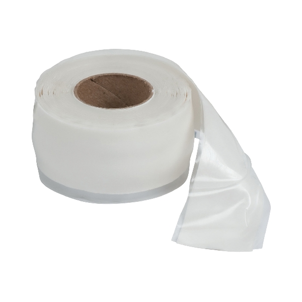 GB HTP-1010WHT Repair Tape, 10 ft L, 1 in W, Silicone Backing, White - 4