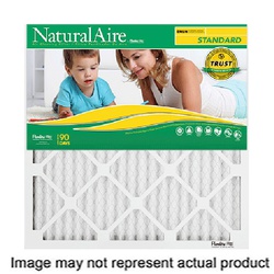NaturalAire 84858.01143 Pleated Air Filter, 30 in L, 14 in W, 8 MERV, Clay Frame