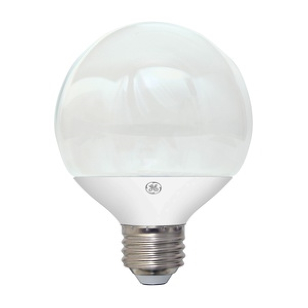 17809 LED Bulb, Globe, 40 W Equivalent, Medium Lamp Base, Dimmable, White Light, 2700 K Color Temp