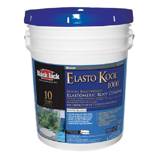 5530-1-30 Elastomeric Roof Coating, White, 5 gal Container, Liquid