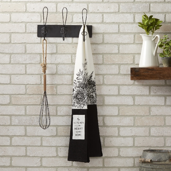 Demdaco byDesign Serving Series 1004180289 Kitchen Boa, 68 in L, 4 in W, Cotton/Linen