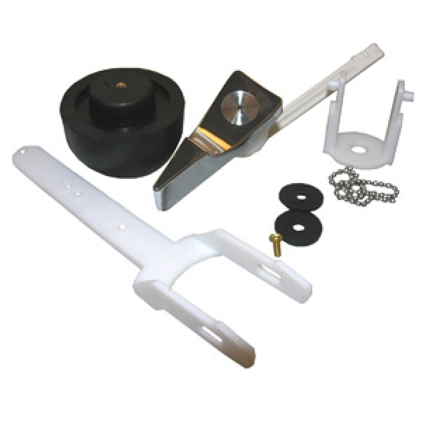 Lasco 04-1599 Flush Valve Assembly Kit with Flush Lever, For: Eljer Touch Flush Toilets