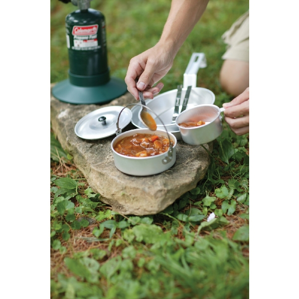 Coleman 2000016402 Mess Kit, Aluminum, Silver