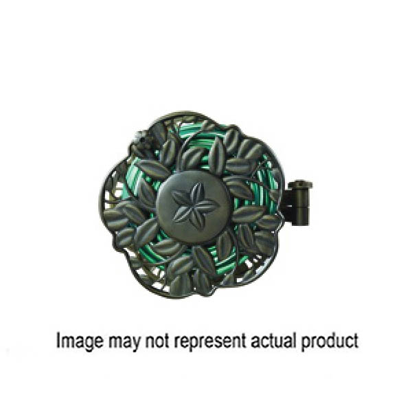 Ames 2397200 Hose Reel, 5/8 in Hose, 100 ft Hose, Aluminum, Antique Bronze