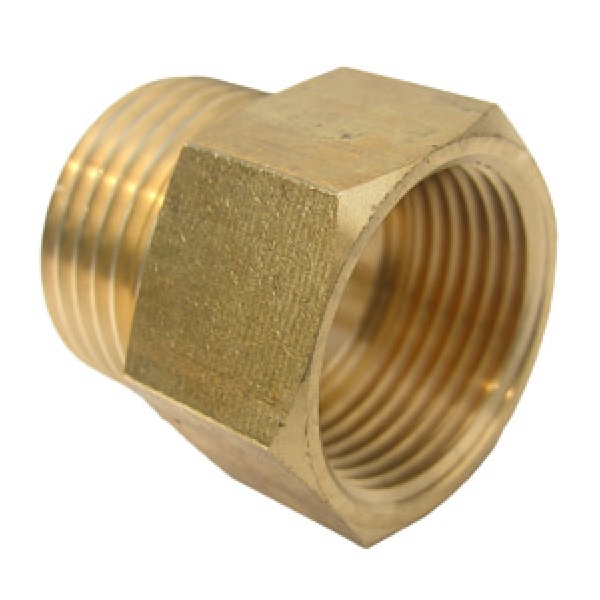 Lasco 15-1713 Hose Adapter, 3/4 in, MHT x FPT, Brass, For: LASCO Products