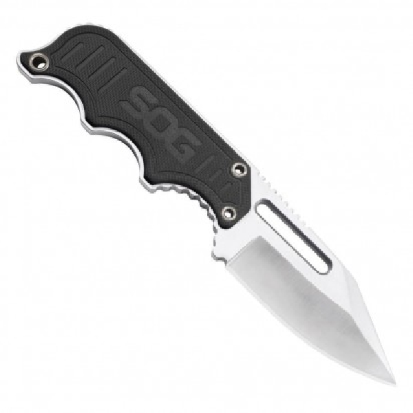 SOG INSTINCT Series NB1012-CP Fixed Blade Knife, 2.3 in L Blade, Steel Blade, Stainless Steel Handle, 5.9 in OAL - 2