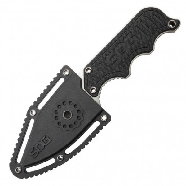 SOG INSTINCT Series NB1012-CP Fixed Blade Knife, 2.3 in L Blade, Steel Blade, Stainless Steel Handle, 5.9 in OAL - 5