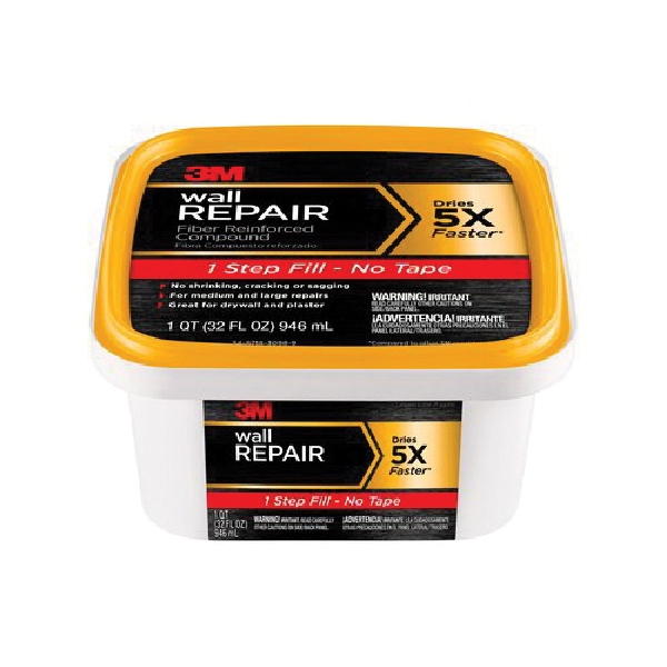3M FPP-12-BB Wall Repair Fiber Reinforced Compound, 12 fl-oz