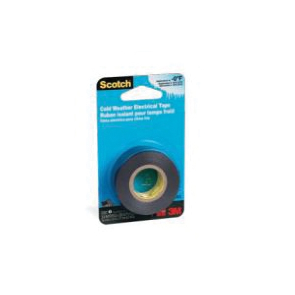 16736NA Electrical Tape, 300 in L, 3/4 in W, Vinyl Backing, Black
