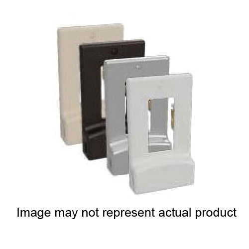 LC-UDDO-W Wallplate Nightlight, 1-Gang, Plastic, White, High-Gloss