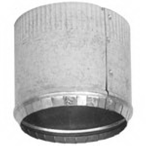 Imperial GV0846 Crimped Round Collar, 8 in Duct, Round Duct, Galvanized