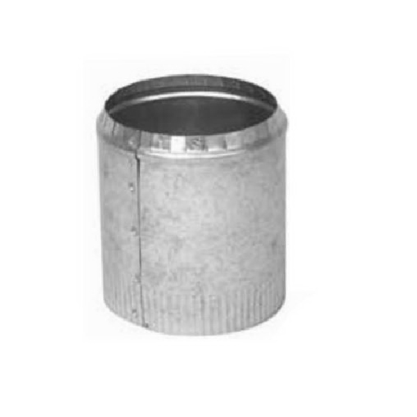 Imperial GV0846 Crimped Round Collar, 8 in Duct, Round Duct, Galvanized
