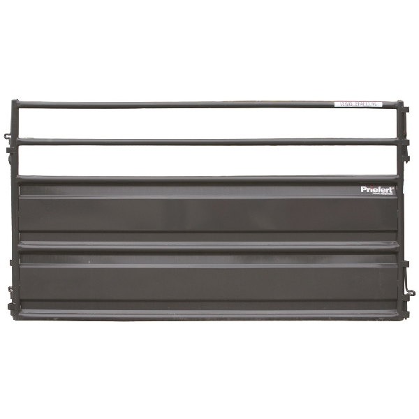 SSPGY Sheeted Straight Sweep Panel, 14 ga Gauge, Steel, Gray, Powder-Coated