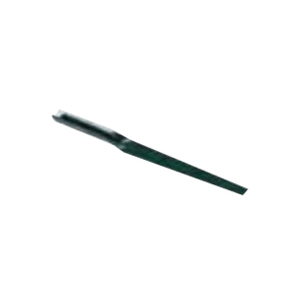 10ES Edging End Stake, 13 in L, 3 in W, Steel, Green, Powder-Coated