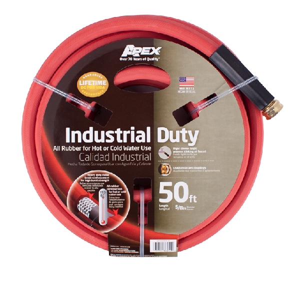 8695-50 Water Hose, 50 ft L, Red