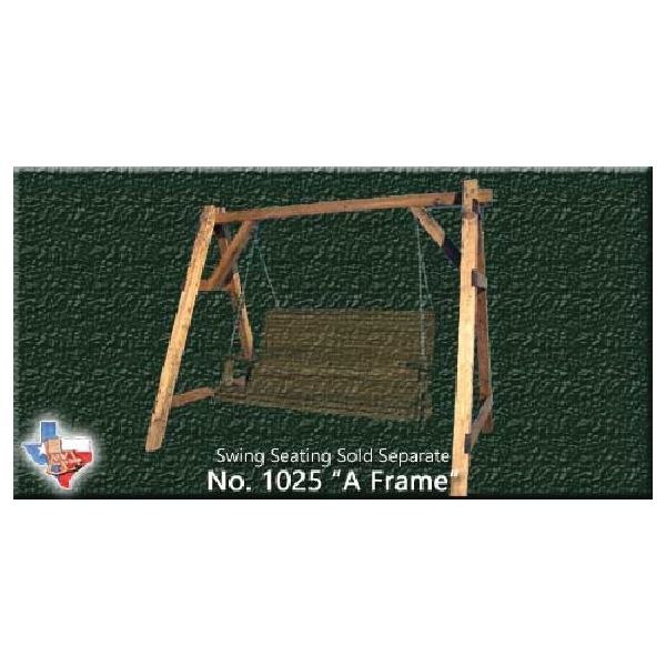 1025 A-Frame, Wood, For: #1007 and #1009 Swings