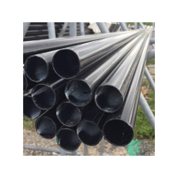 1015838 Tubing Line Post, 1-5/8 in Dia, 8 ft L, 17 ga Thick Material, Black, Vinyl-Coated