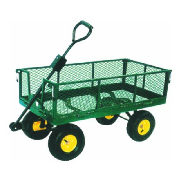 Green Thumb TC4211-1 Garden Cart, 350 kg, 10 x 3-1/2 in Wheel, Pneumatic Wheel