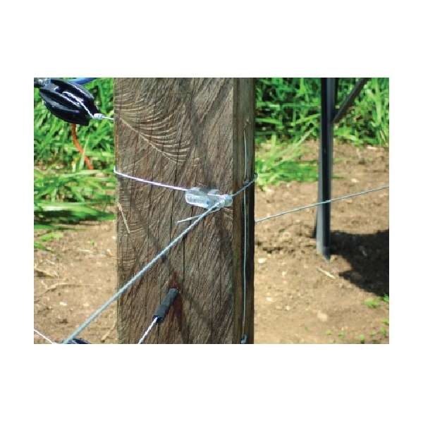 T-Clips, Gripple, For: 2 to 3 mm Plain Wire, 1.6 or 1.7 mm High Tensile Light Barbed Wire, 10-pk - 5