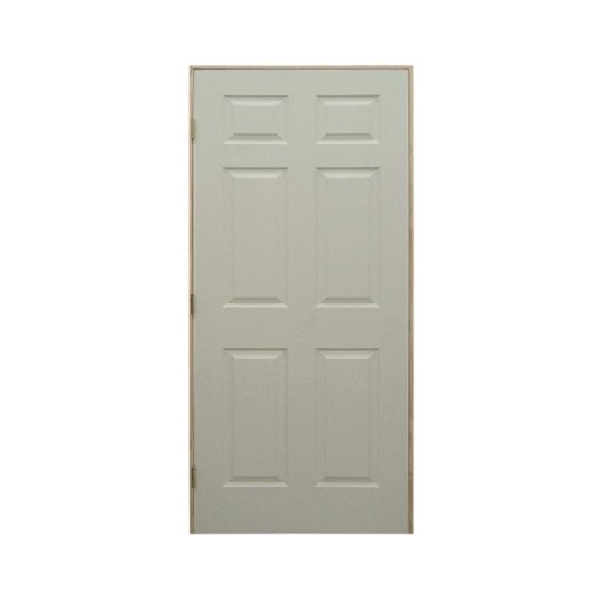 140552 Prehung Door, 20 in W Opening, 82 in H Opening, Left Hand, Hardboard Door, Textured