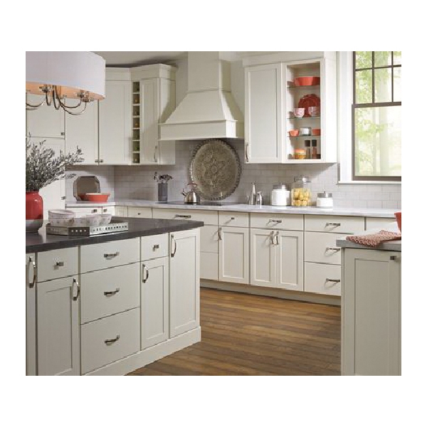 Candler Series Cabinet Knob, Amerock, 1-1/2 in, Zinc, Satin Nickel - 3