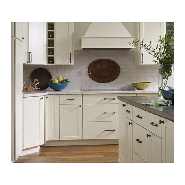 Mulholland Cabinet Pull, Amerock, 4-9/16 in L Handle, 1-1/8 in H Handle, Zinc - 4