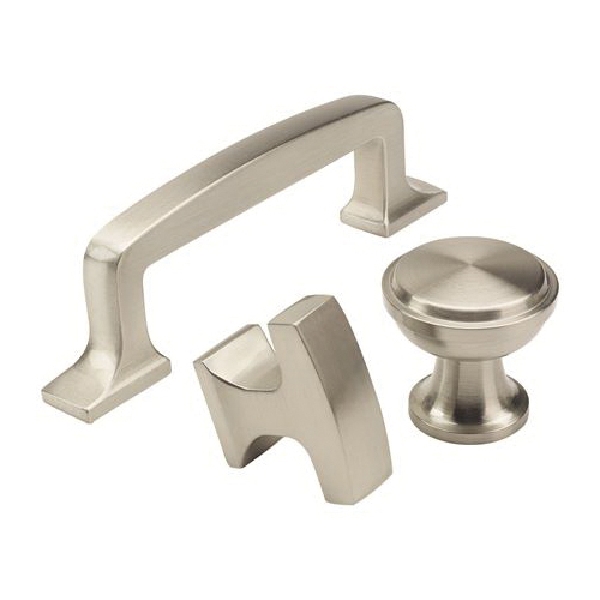 Amerock Westerly Series BP53720GPH Cabinet Pull, 5-1/16 in L Handle, 1-5/16 in H Handle, 1-5/16 in Projection, Zinc
