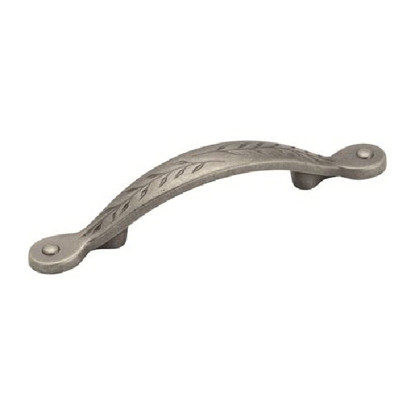 Amerock Nature's Splendor Series BP1580WN Cabinet Pull, 5-1/2 in L Handle, 1 in H Handle, 1 in Projection, Zinc